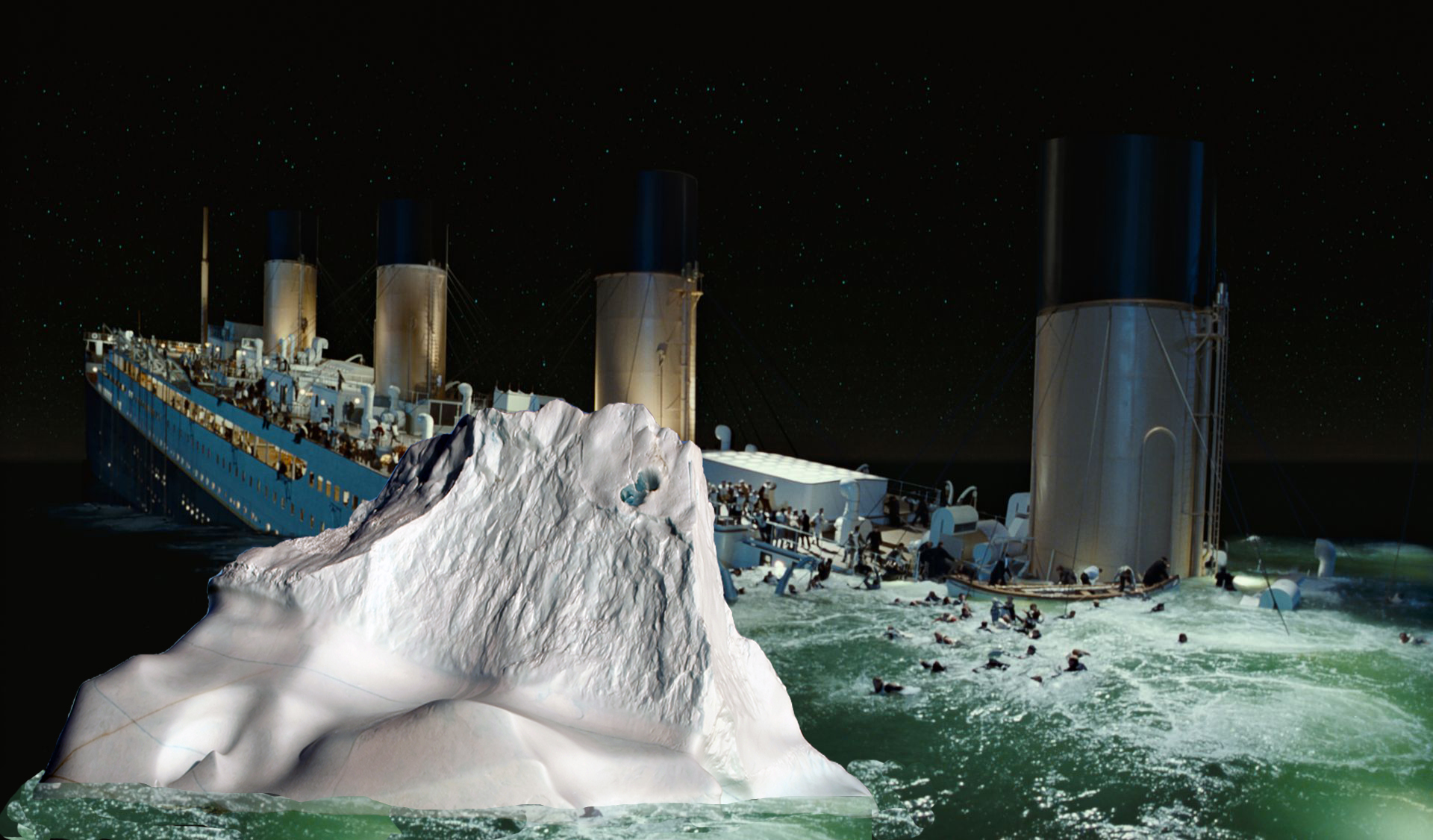 Titanic iceberg tonjord